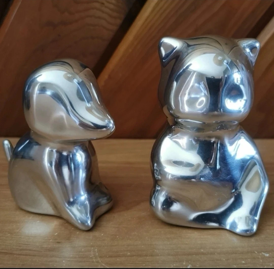 Hoselton Aluminum Cat and Dog Sculptures - photo 2