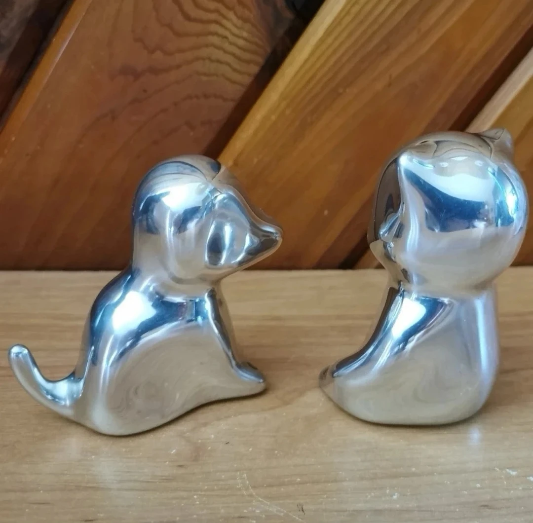 Hoselton Aluminum Cat and Dog Sculptures - photo 3