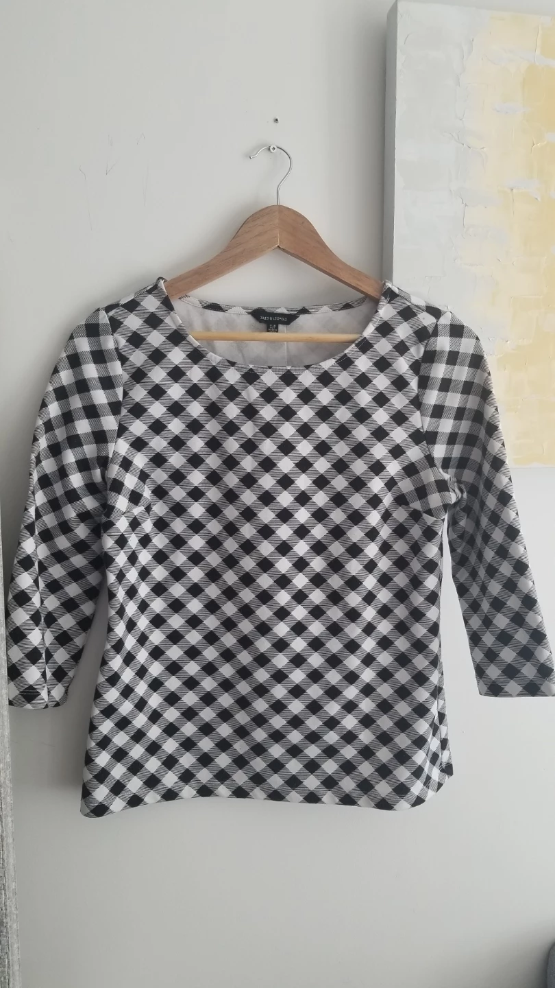 Jules & Leopold Black and White Gingham Shirt