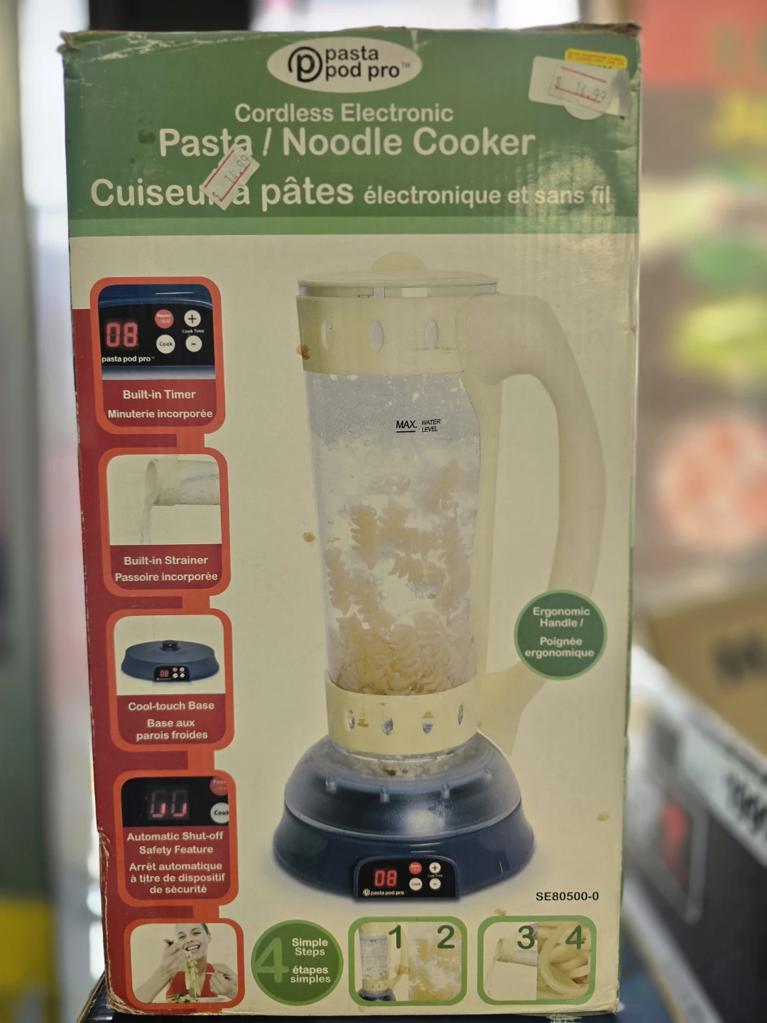 Pasta Pod Pro Cordless Electronic Pasta Noodle Cooker
