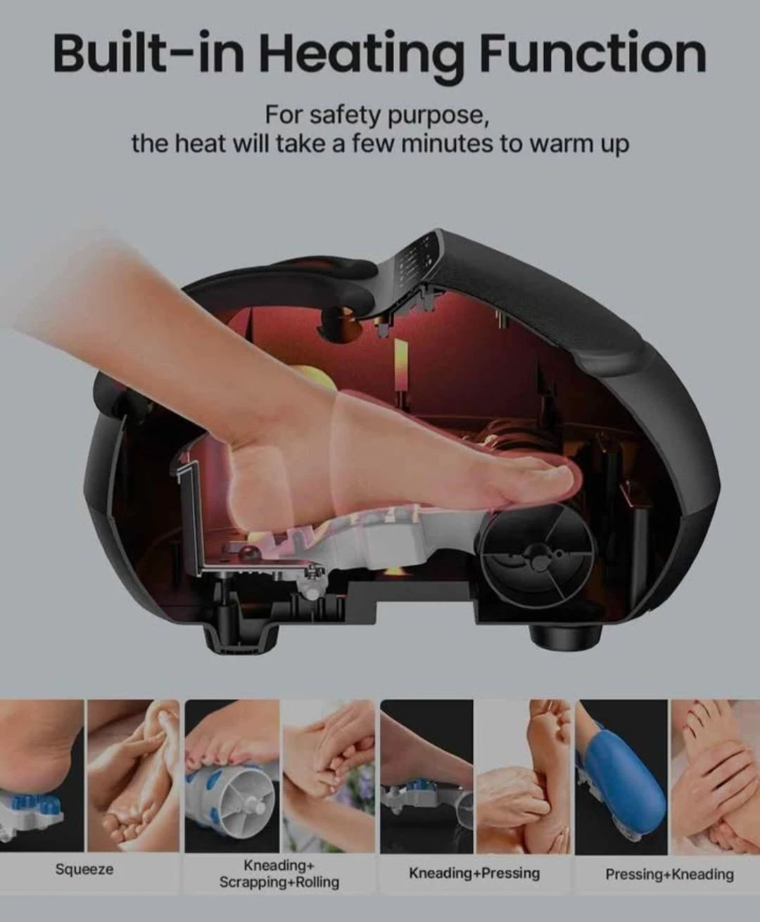 Renpho Foot Massager with Heat - photo 2