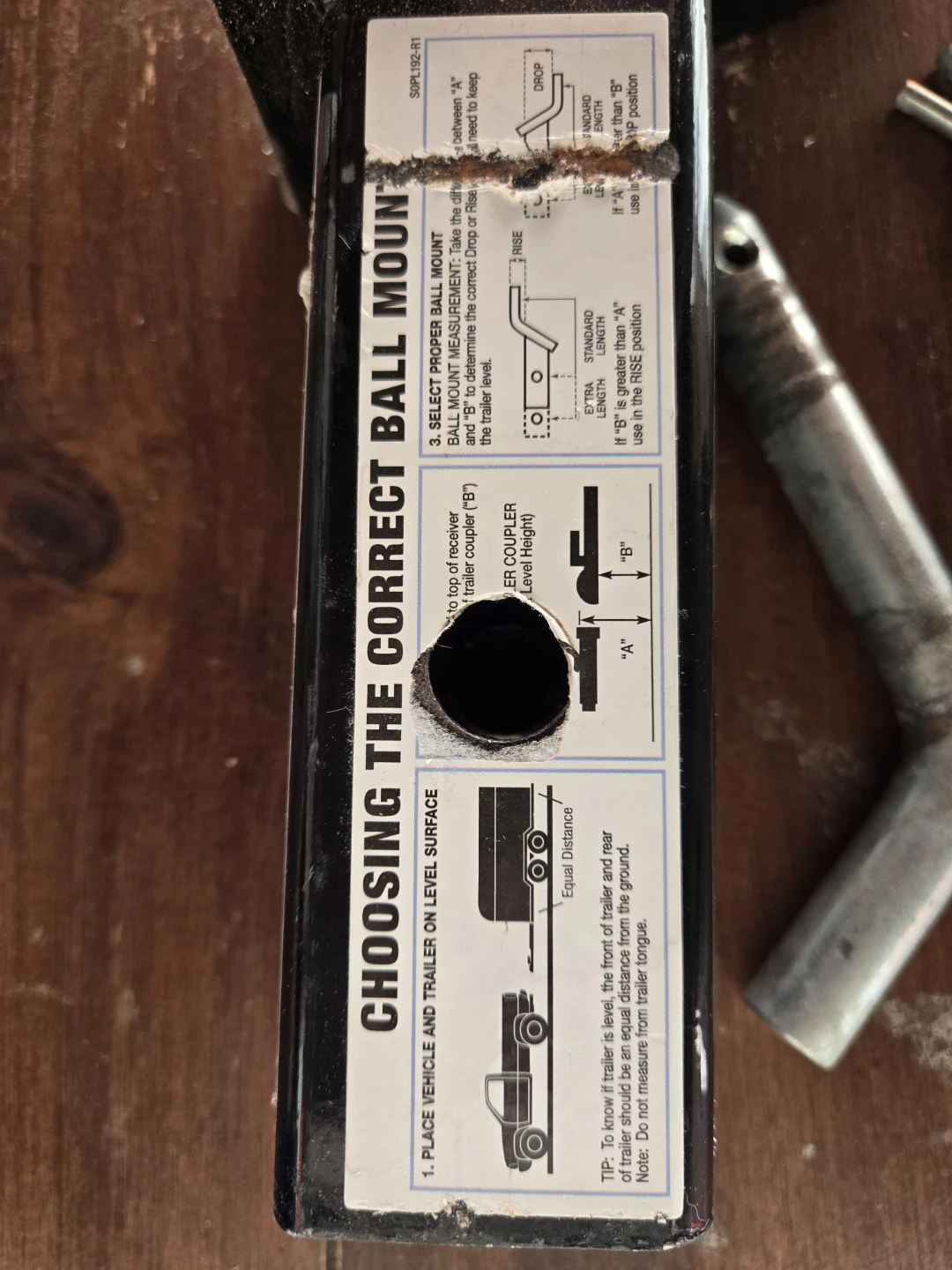 Ball Mount Hitch with 2" Receiver and Hitch Ball - photo 3