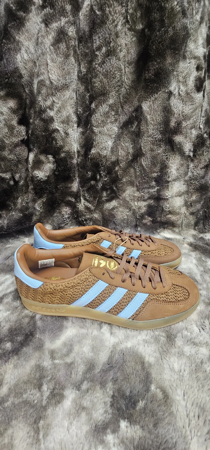 Adidas Gazelle Indoor W - Brown / Blue Stripes - photo 2