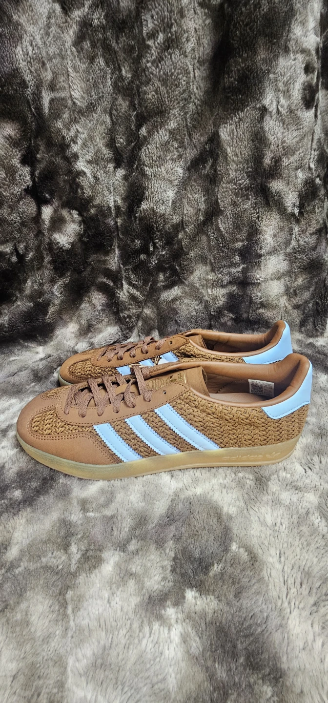 Adidas Gazelle Indoor W - Brown / Blue Stripes - photo 3