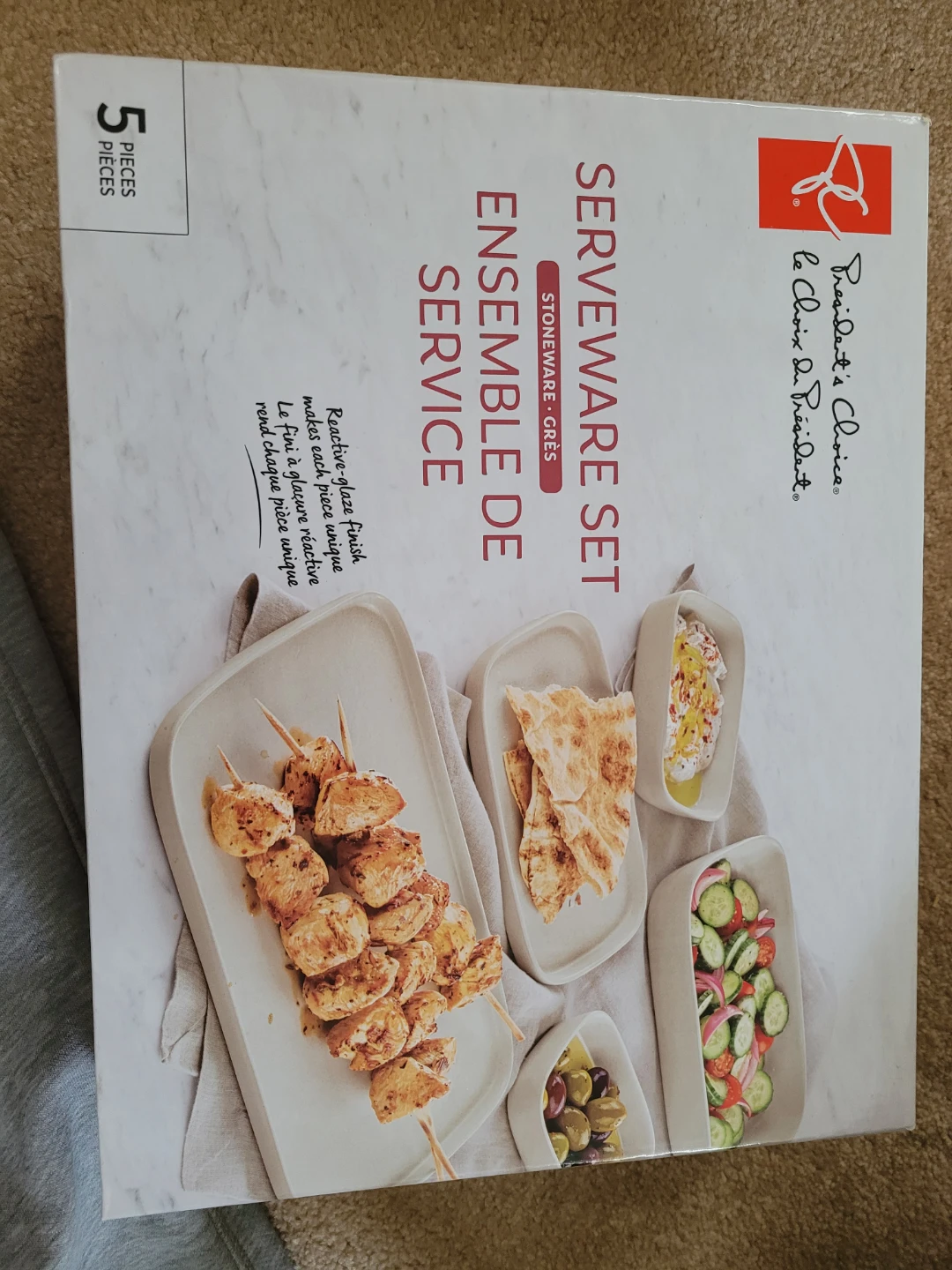 PC Serveware Stoneware Set - 5 Piece