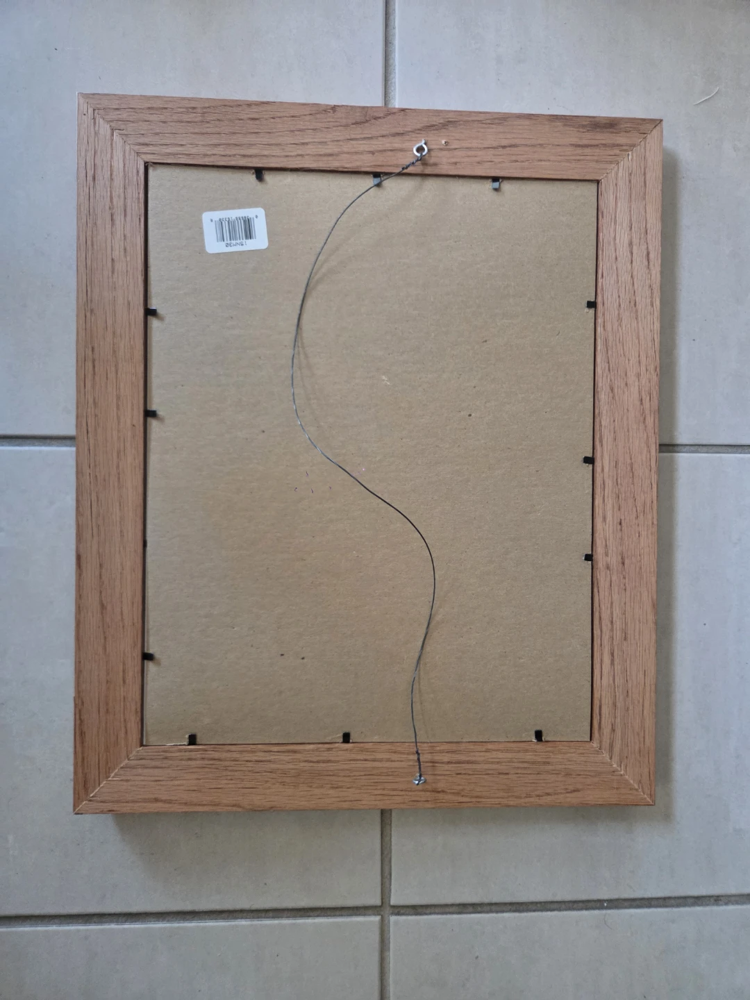 🧡 Oak and Gold Picture Frame. Like new. Beautiful - photo 3