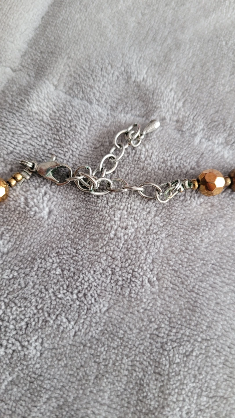 Bronze Beaded Necklace - photo 2