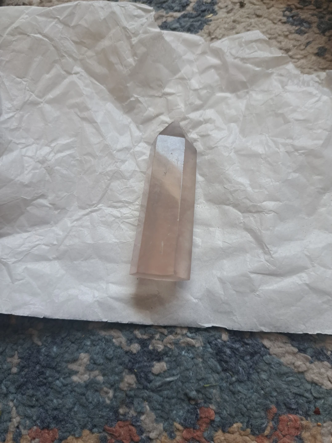 Rose Quartz Crystal Point