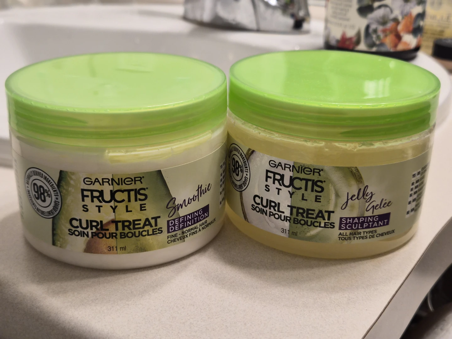Garnier Fructis Curl Treat Smoothie & Jelly Gelée (2 x 311 ml)