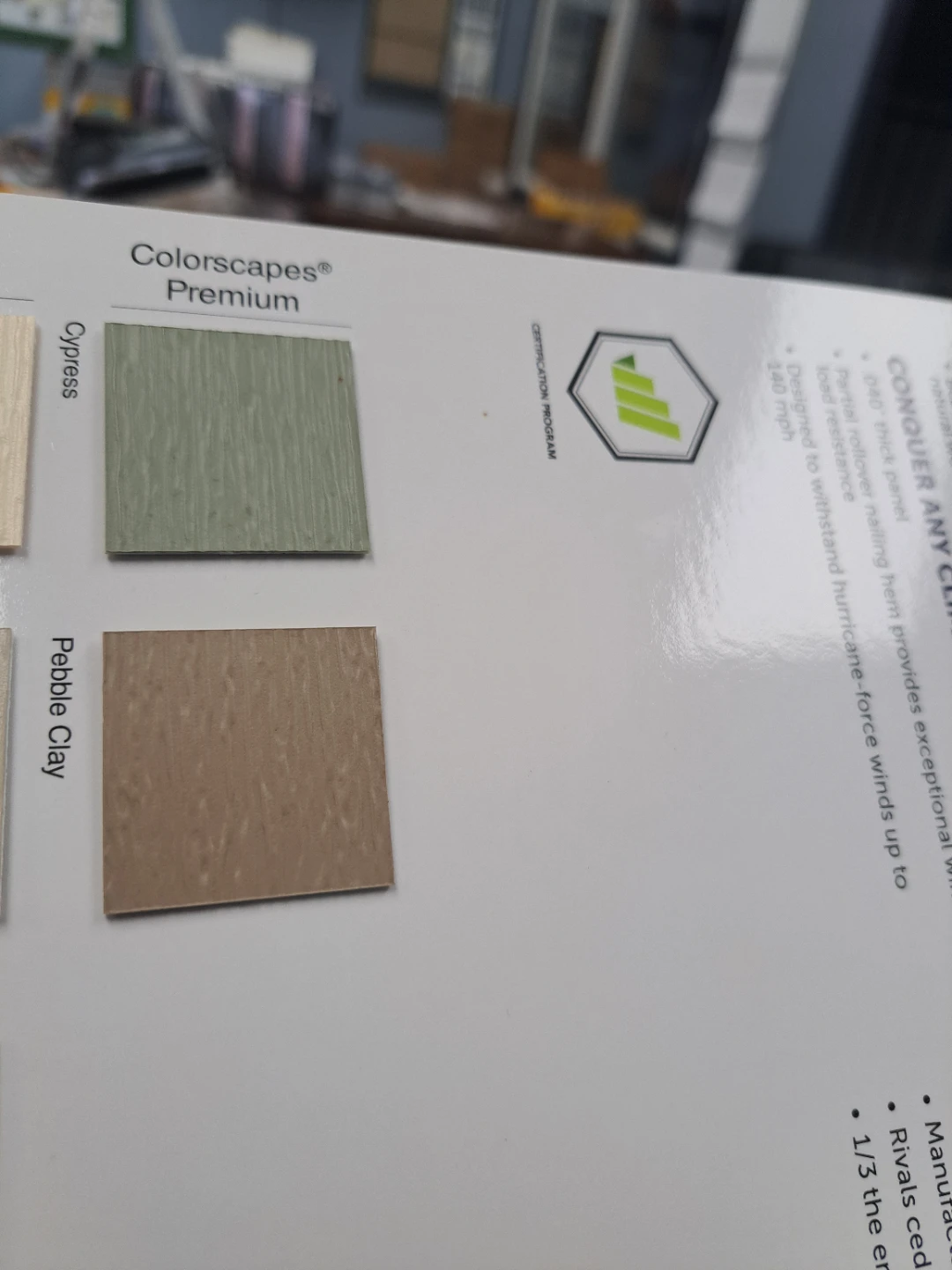 ColorScapes Premium Siding Sample - photo 2