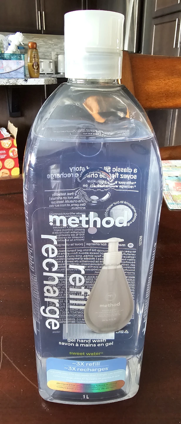 Method Gel Hand Wash Sweet Water Refill - 1L