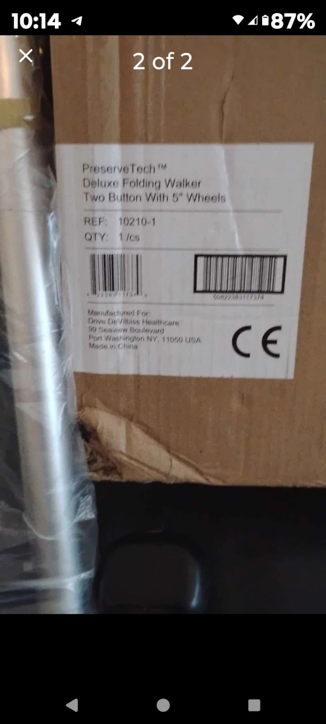 PreserveTech Deluxe Folding Walker