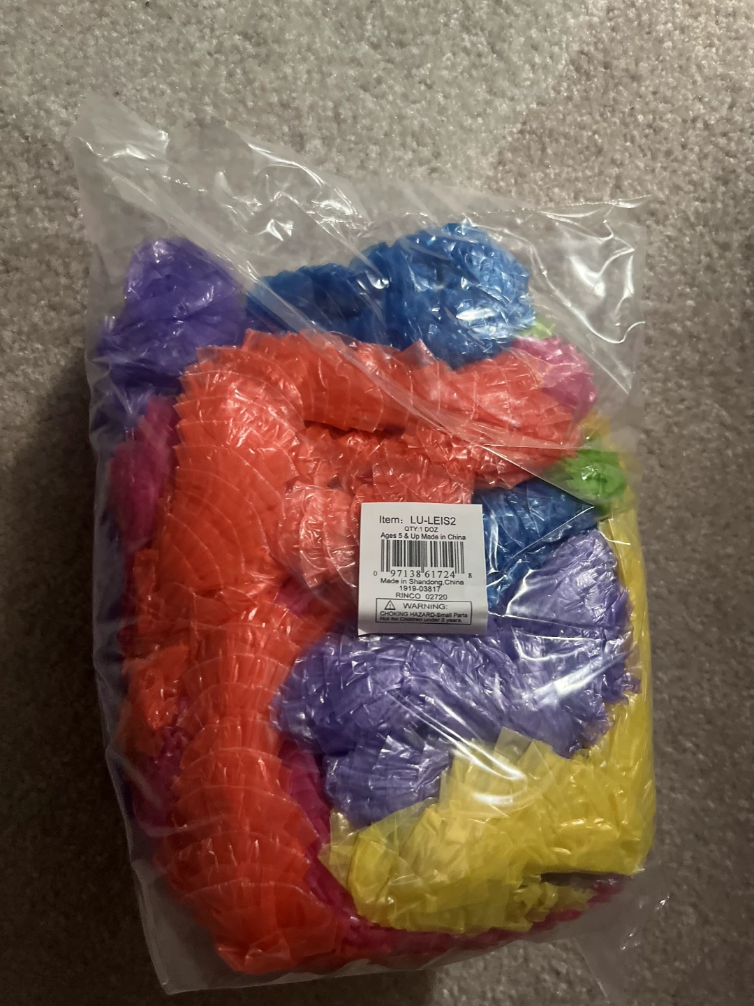 30pks Colorful Lei Assortment