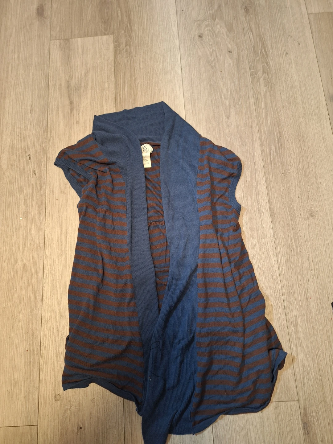 725 Originals Striped Cardigan - Blue/Brown XL
