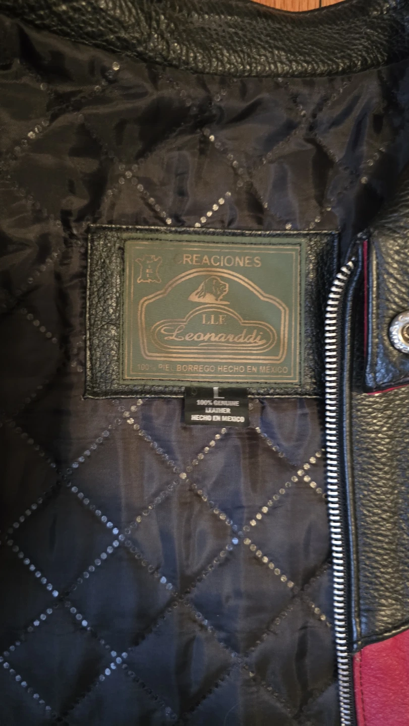 Leonardi Leather Motorcycle Jacket - photo 3