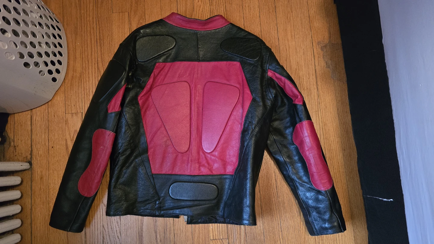 Leonardi Leather Motorcycle Jacket - photo 4