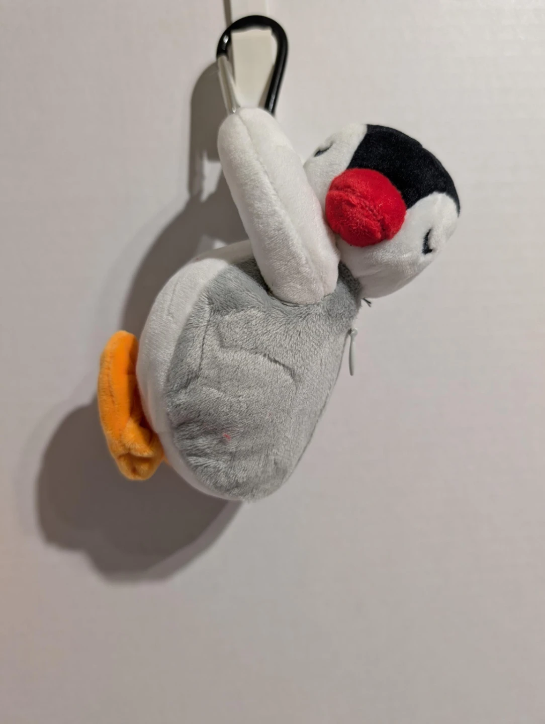 Plush Pinga Stuffed Toy with Clip, zipper pouch plush penguin - photo 2