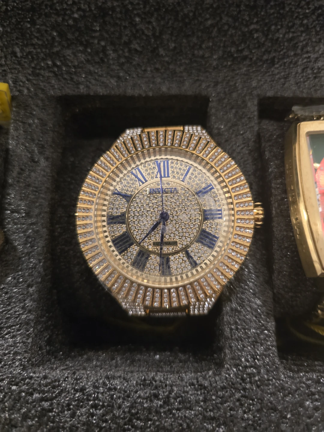 Invicta Watch - Gold Tone with Crystal Accents