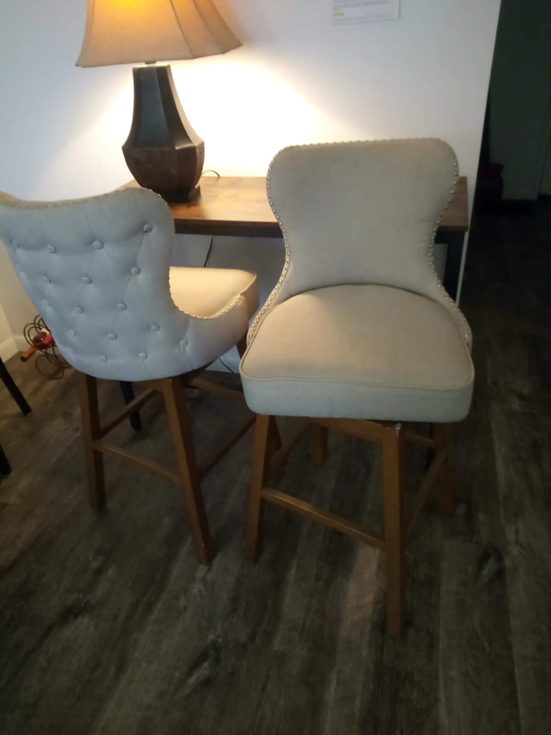 Baxton Modern swivel Barstools (set of 2) - photo 2