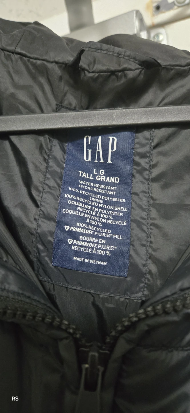 Women's GAP Tall Grand Black Puffer Jacket - Size L - photo 2
