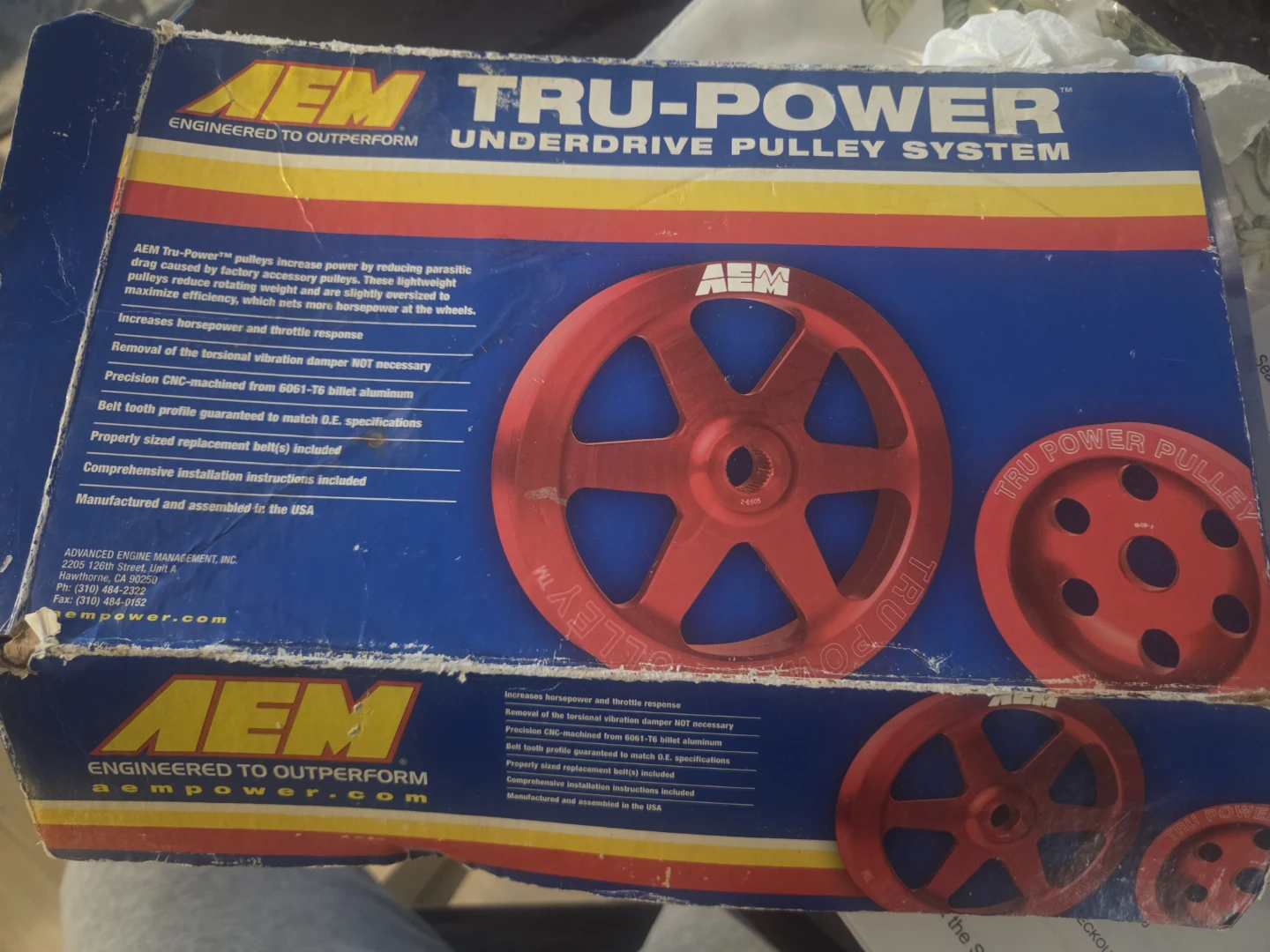 AEM Tru-Power Underdrive Pulley System - photo 2