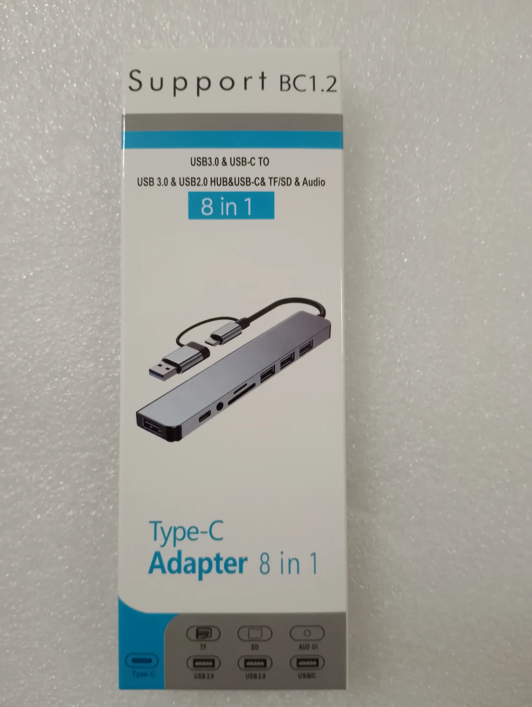 BNIB!!! Type-C Adapter 8 in 1 USB Hub