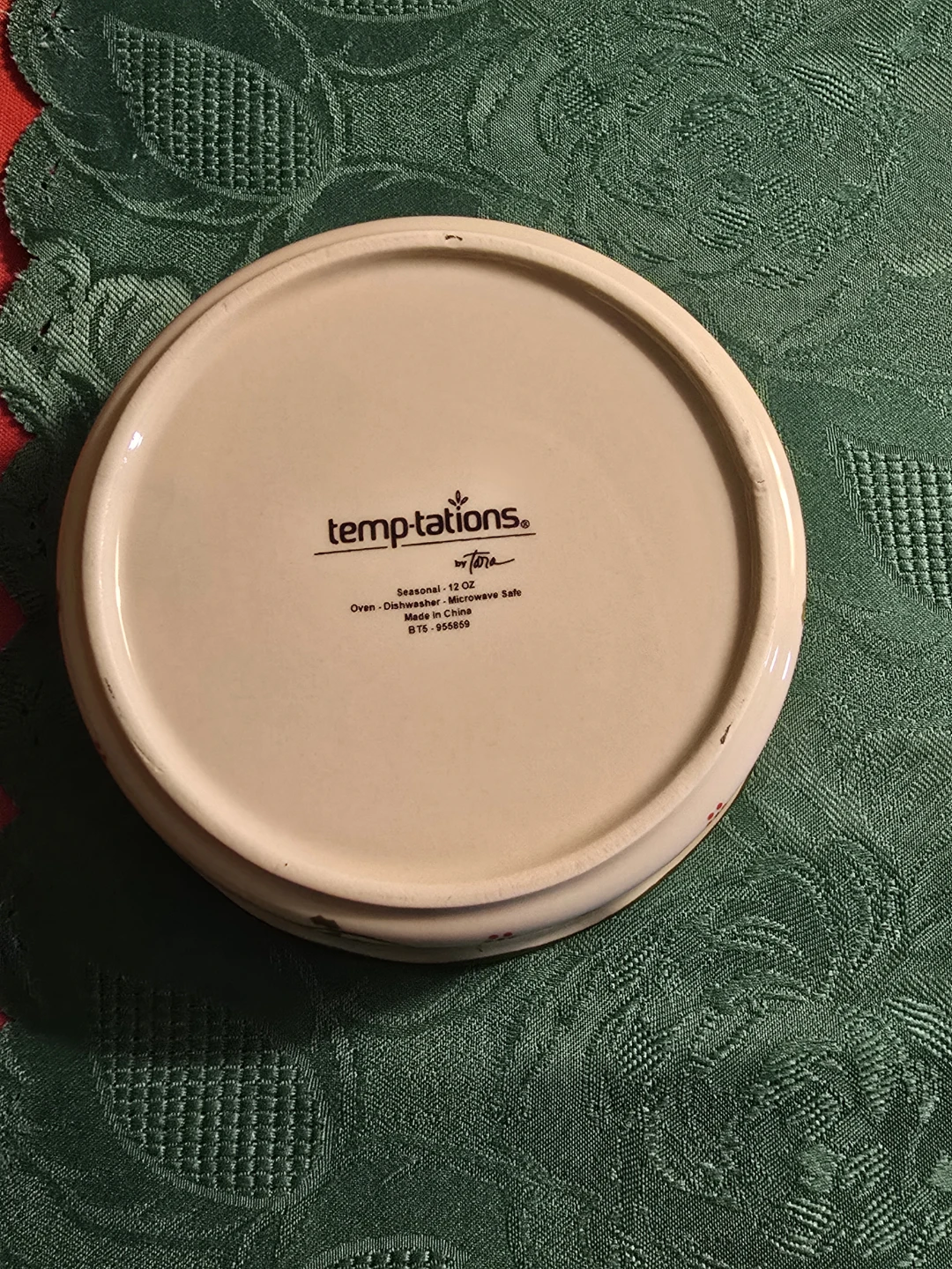 Temptations Seasonal Cherry Pie Dish - photo 2