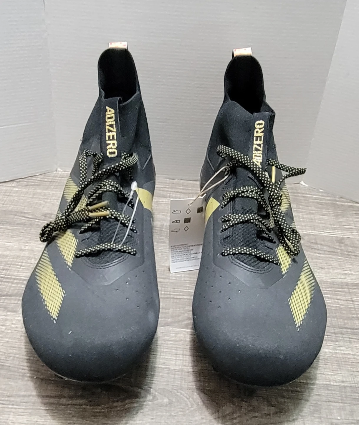 Adidas Adizero  Black Gold Floral Men's Size 16 - photo 5
