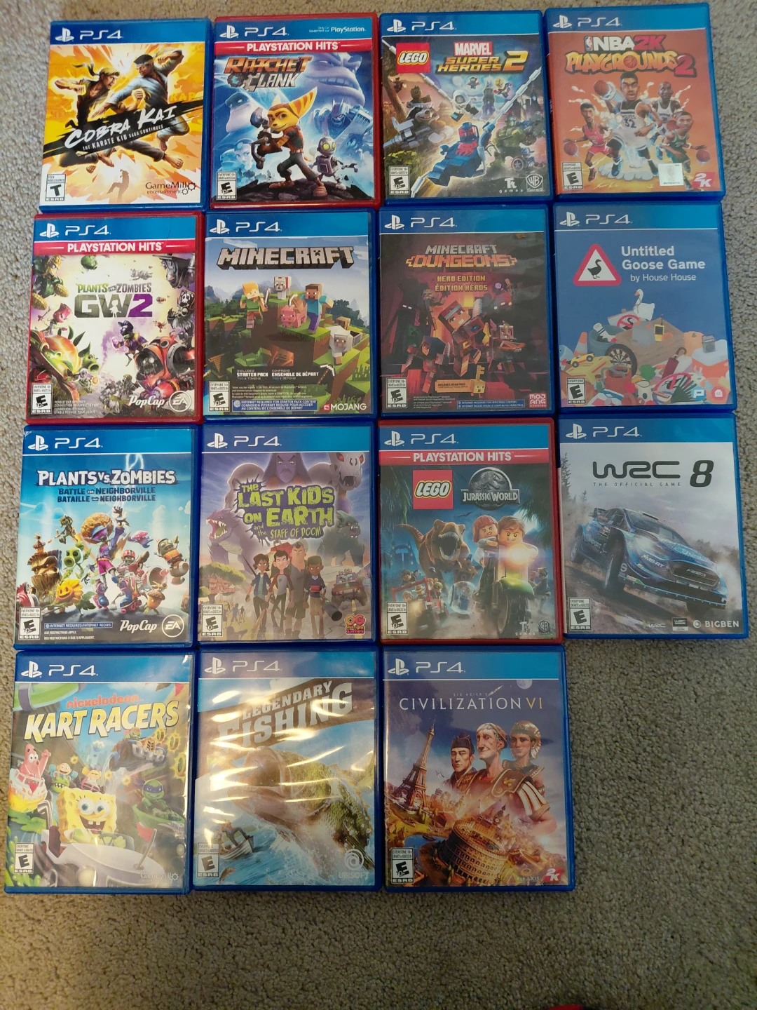 PS4 Game Collection - 11 Titles