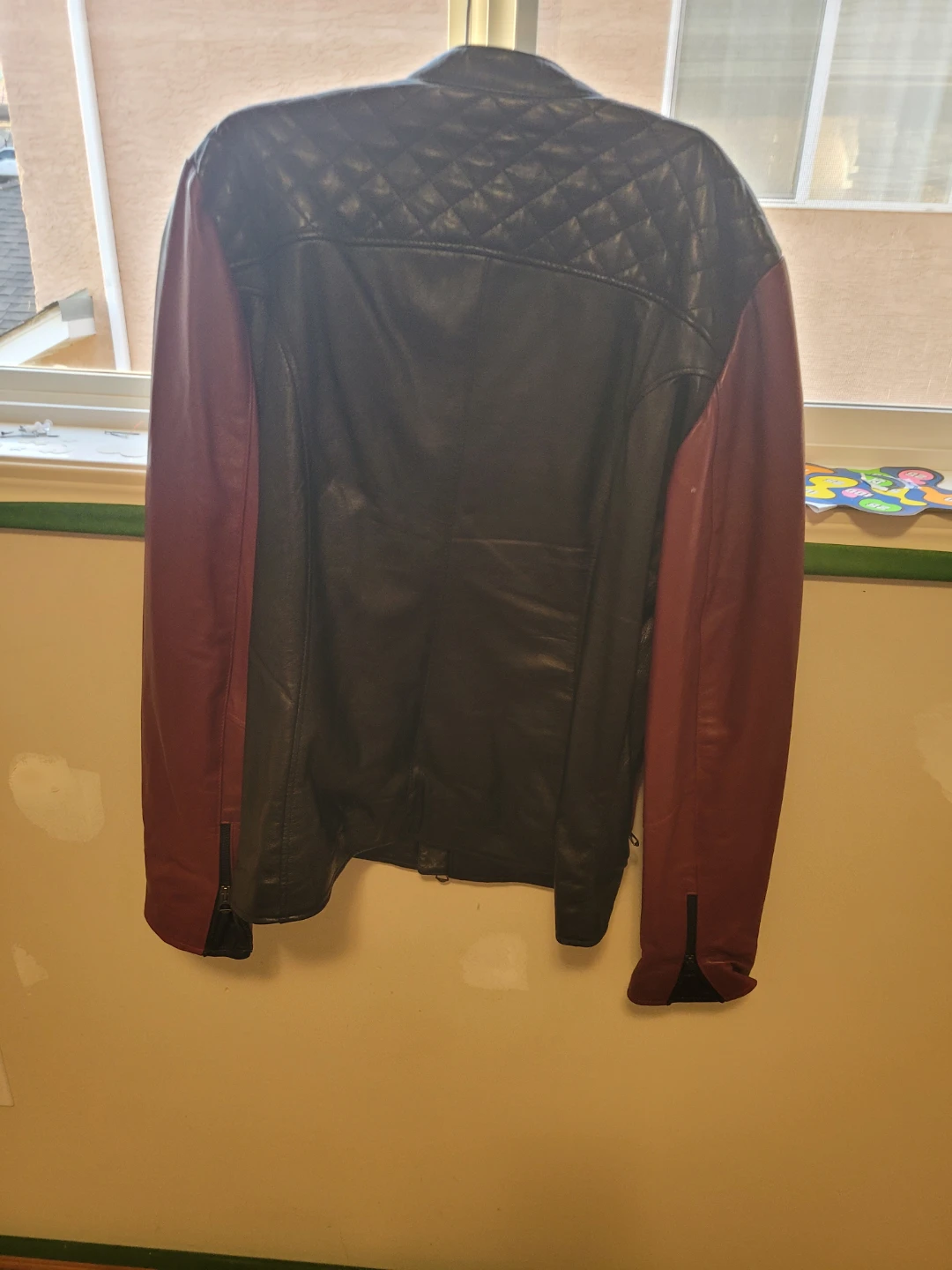 Men's Faux Leather Jacket - photo 3