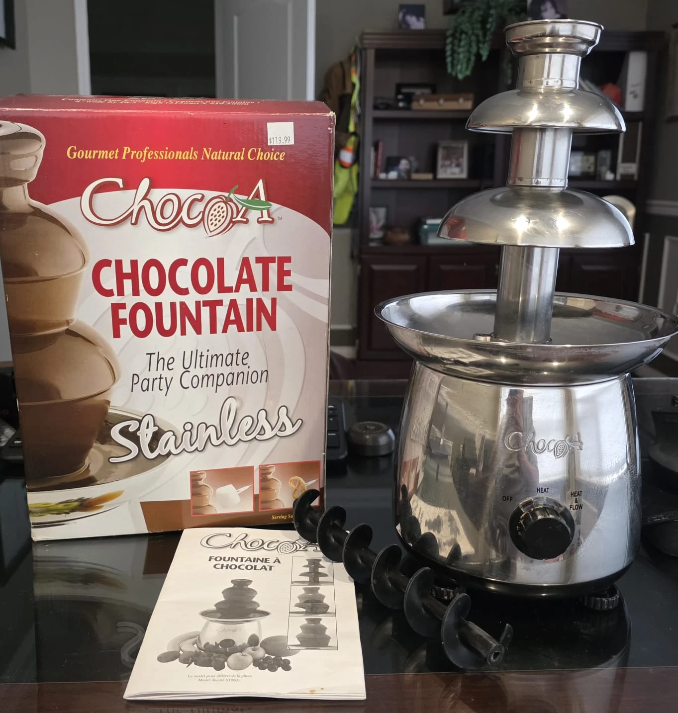 Chocola Chocolate Fountain Stainless Steel