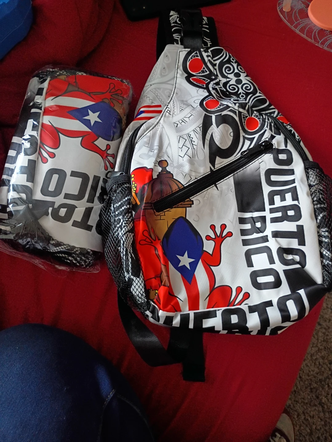Puerto Rico Sling Bag & Pouch Set