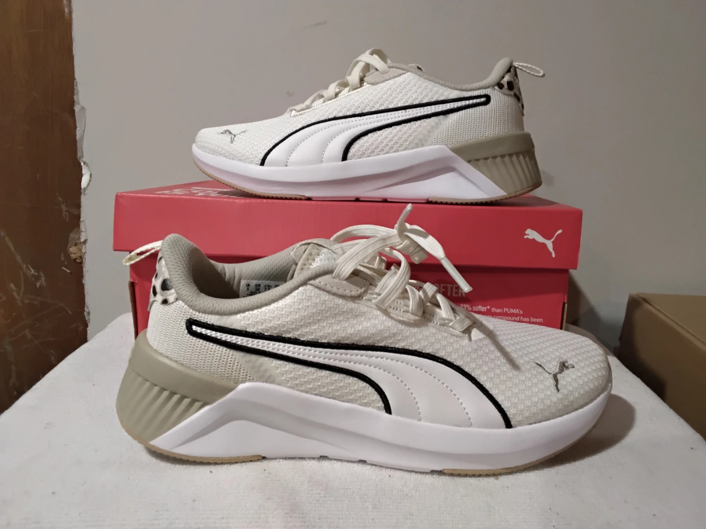 Puma Women's White & Black Running Shoes - photo 2