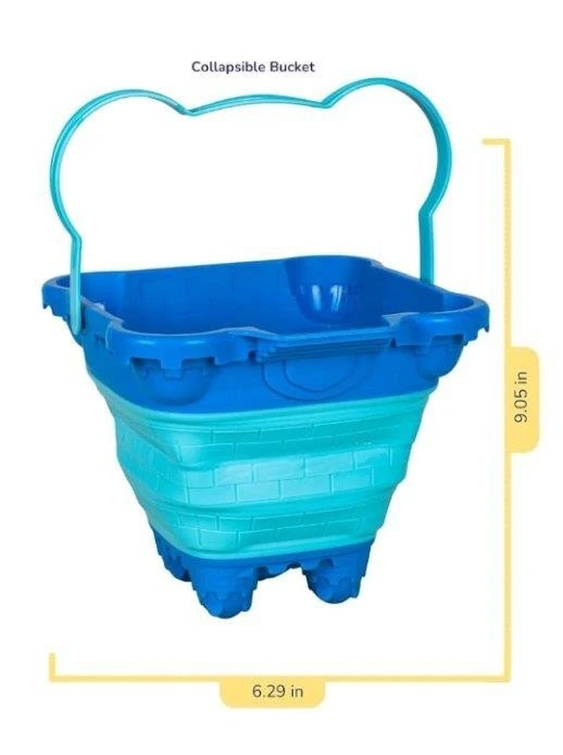 Toygo Collapsible Beach Bucket with 2 Sand Molds - photo 2