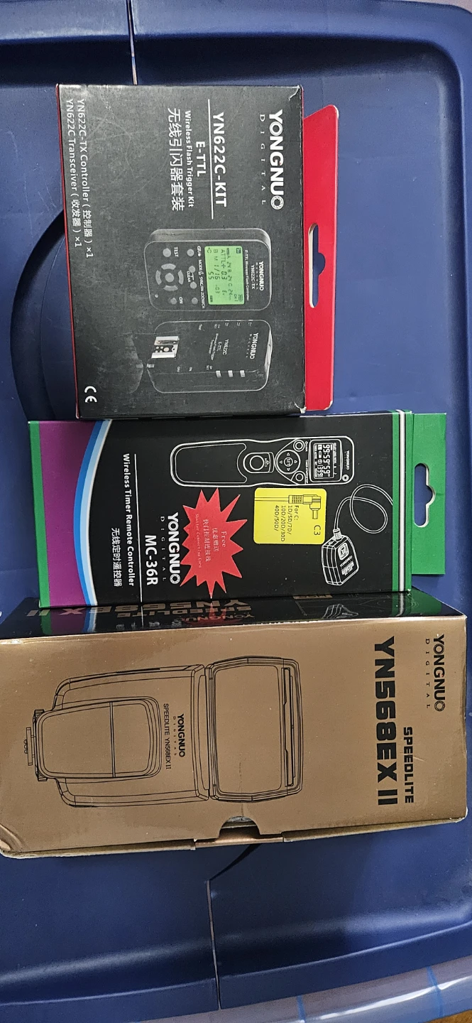 YONGNUO YN622C-KIT Wireless Flash Trigger Kit & more
