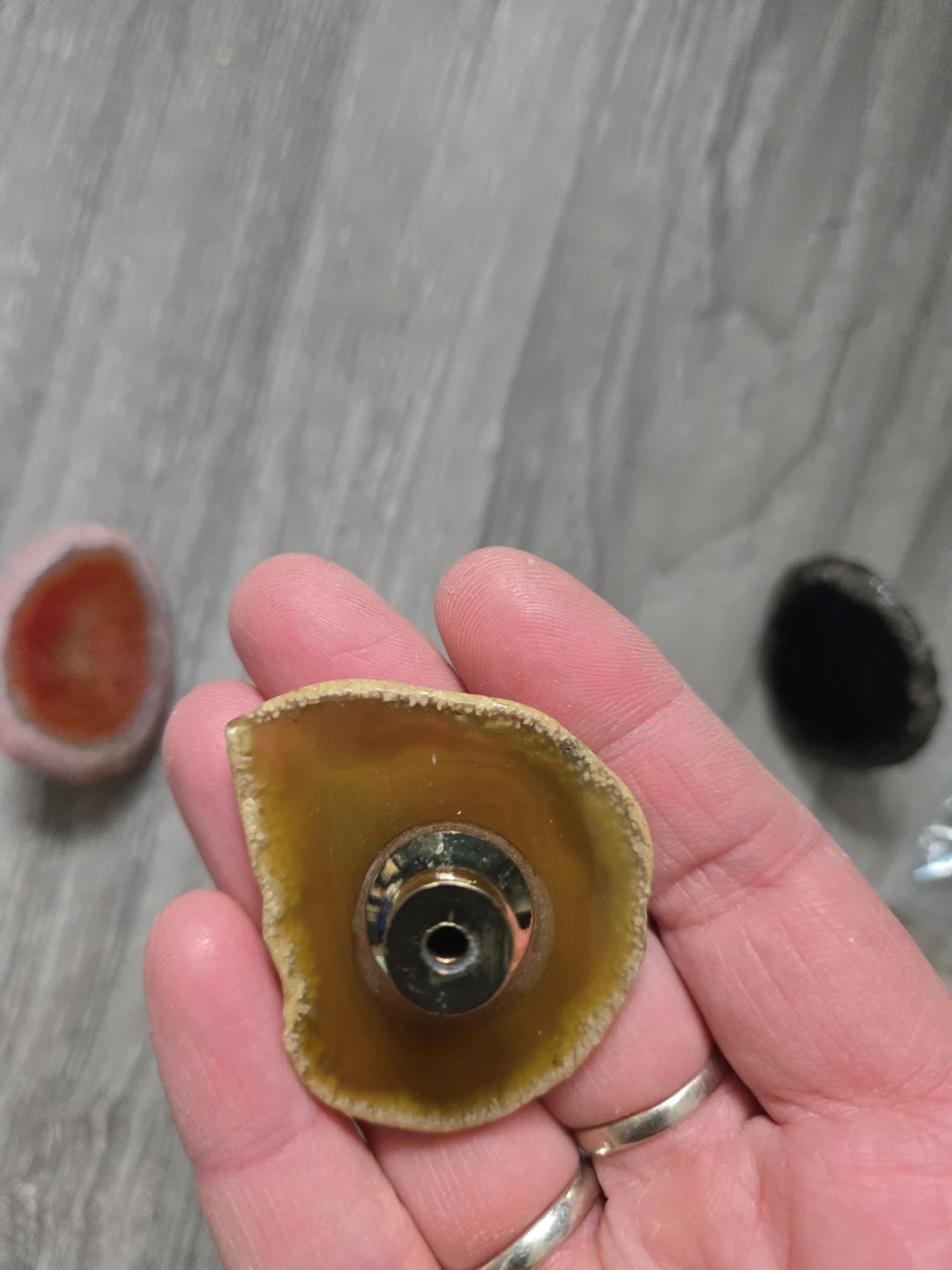 Set of 5 Agate Drawer Knobs - photo 2
