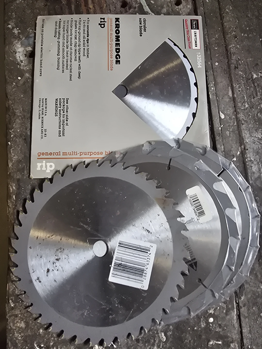 Craftsman Kromedge Rip Circular Saw Blade