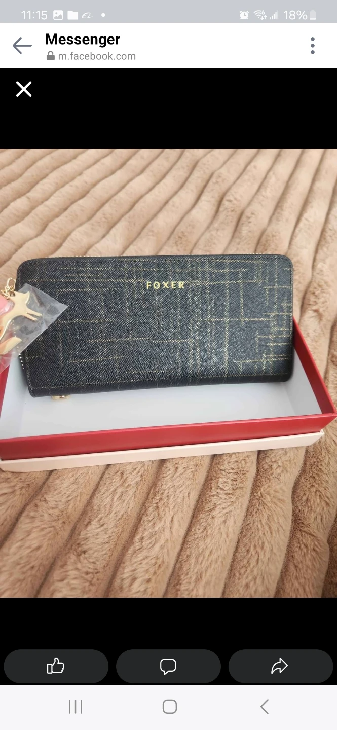 FOXER Women's Wallet - Black Plaid - photo 2