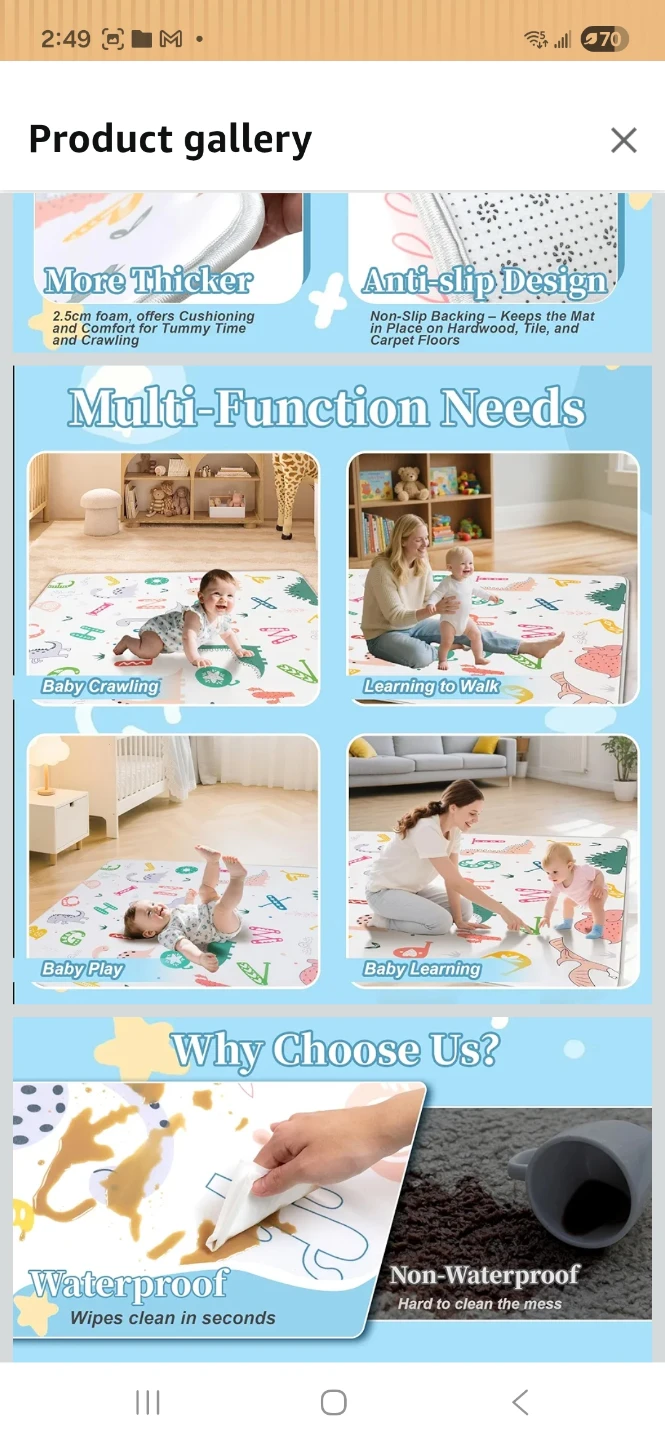 Soft & Safe Baby Play Mat