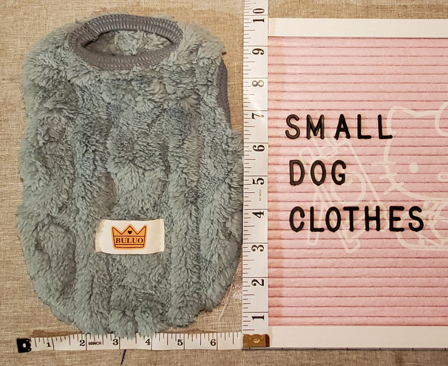 Greyish Green Buluo Dog Vest - S