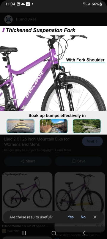 Hiland 26 Inch Mountain Bike - Women's Lilac 2.0 - photo 3