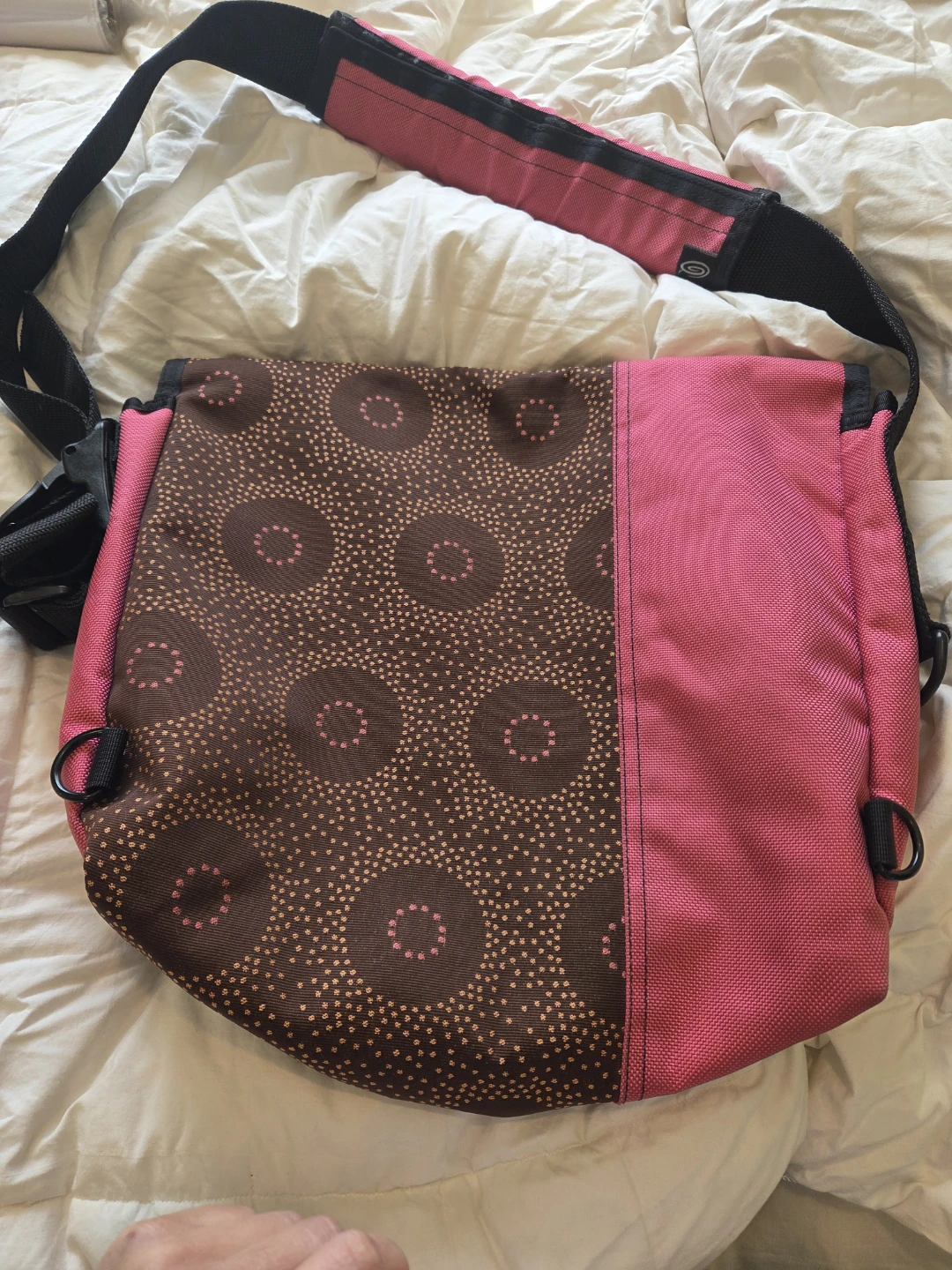 Timbuk2 Messenger Bag - Pink & Brown Pattern - photo 4