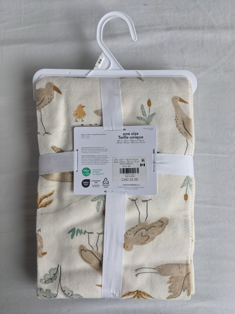 Carter's Coton Swaddle Blanket Set - photo 2