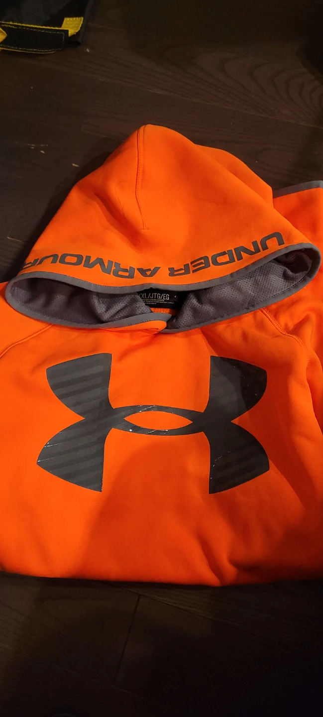Under Armour Orange Hoodie - XL