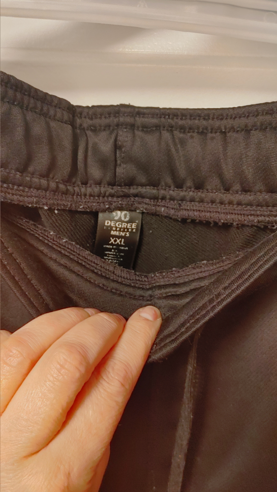 Men's Black Cargo Joggers size XXL - photo 3