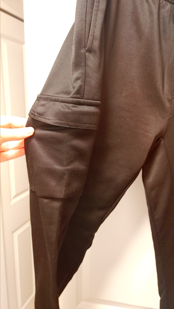 Men's Black Cargo Joggers size XXL - photo 5