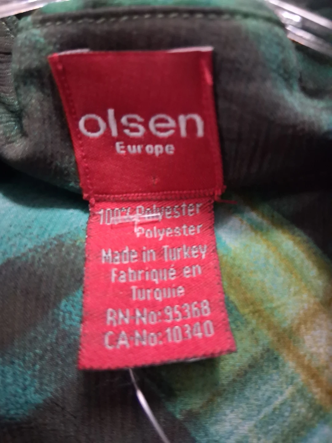 LARGE  Olsen Europe Women's Plaid Button-Up Blouse - photo 2