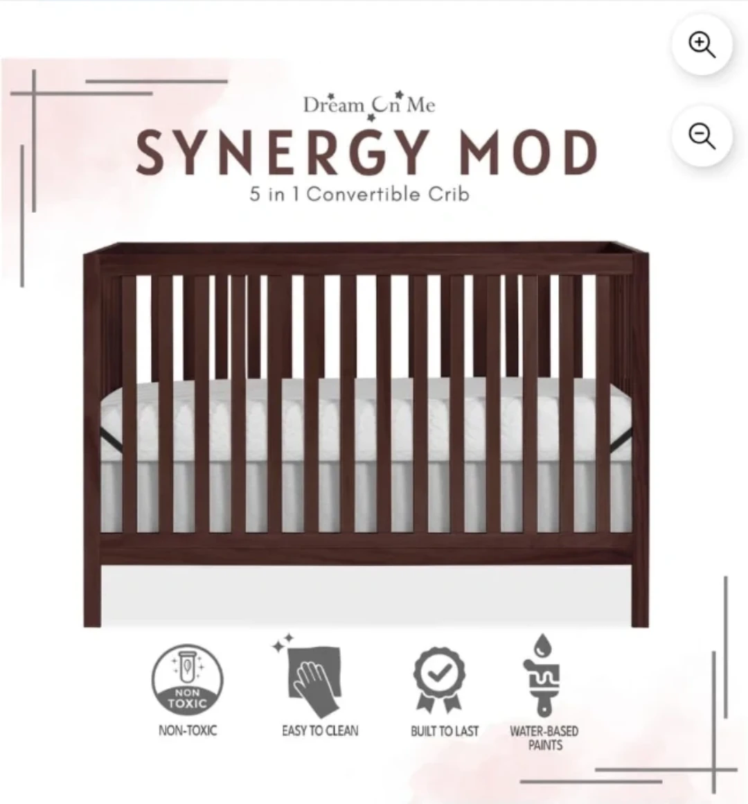 Baby Crib and Mattress