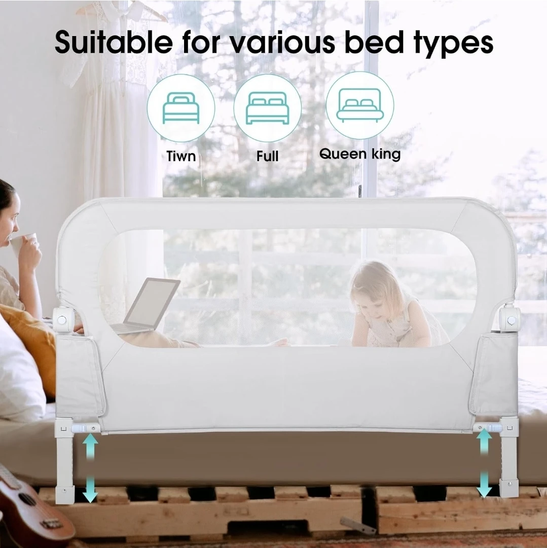 Adjustable Bed Rail for Toddlers - 47 inch - photo 3