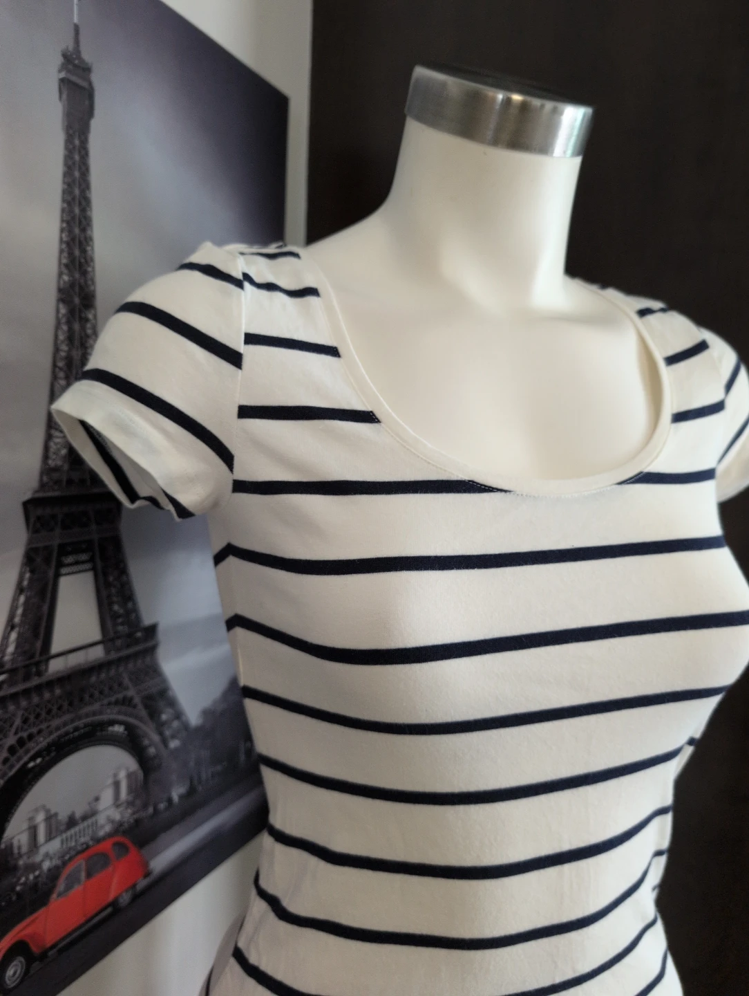 H&M Striped T-Shirt Dress - photo 2